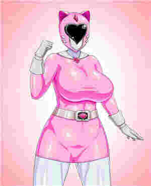 漫画战队女主角的粉色被怪人洗脑（全彩）